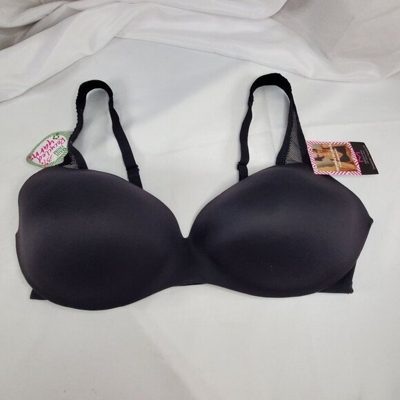 Maidenform Dreamwire Natural Lift Bra 40D Black No Poke No Pinch SE3000 - Picture 7 of 8
